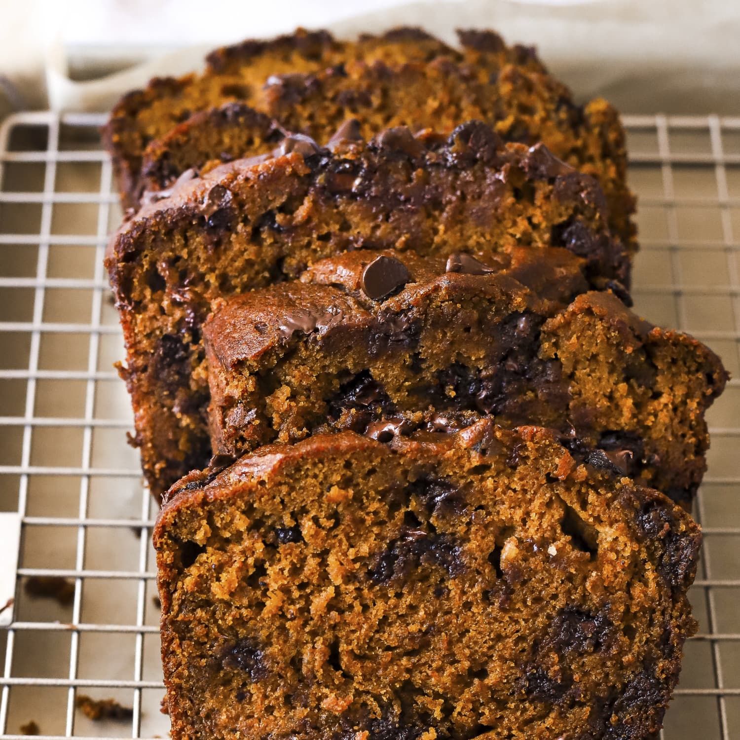 Pumpkin Chocolate Chip Bread